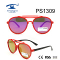 Vintage Fashion Colorful Kid Plastic Sunglasses (PS1309)